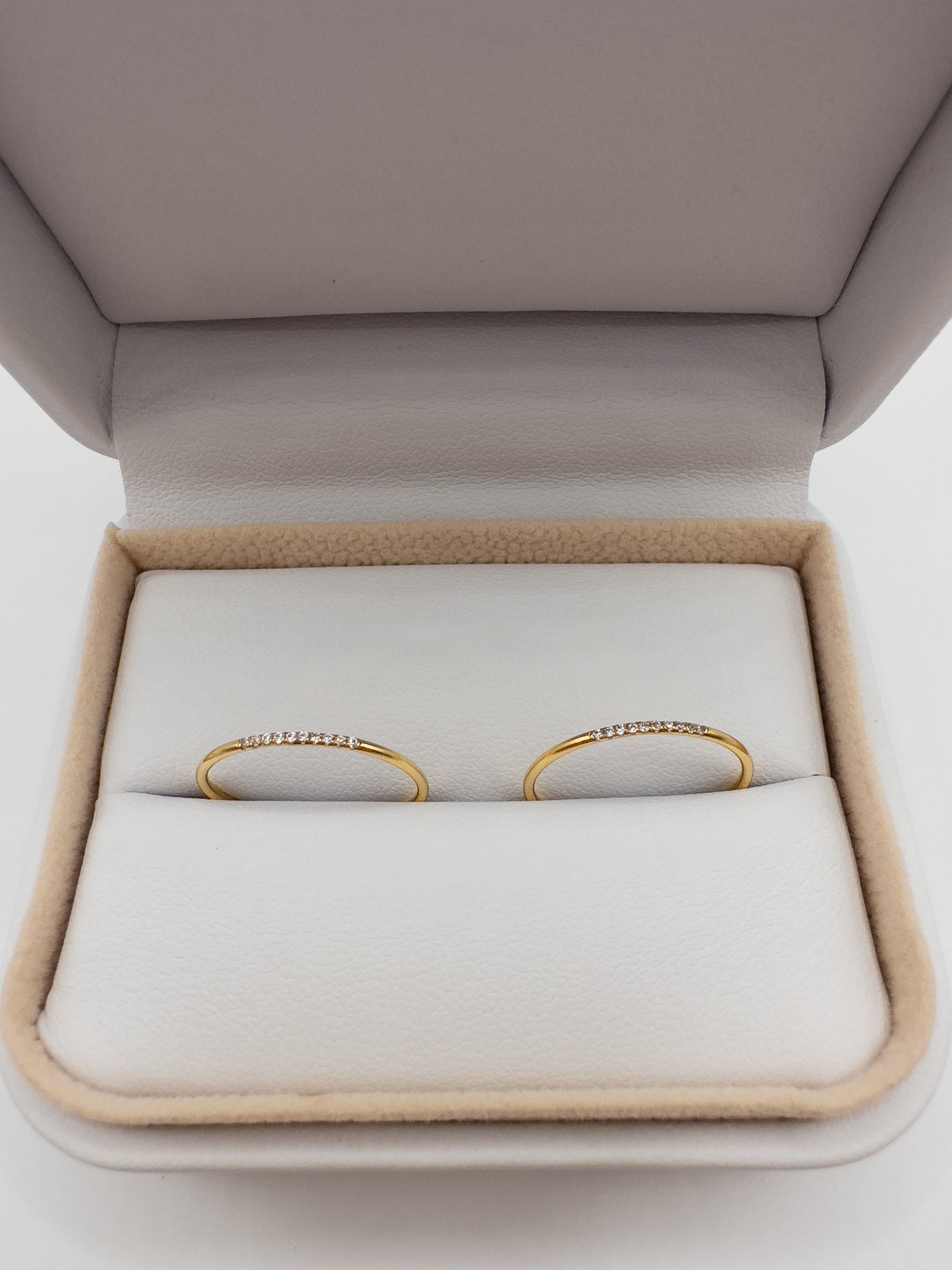 OS pair of Gold-Filled rings. size 5